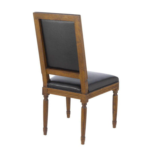 Gracie Oaks Janice Vintage French Square Upholstered Dining Chair Wayfair